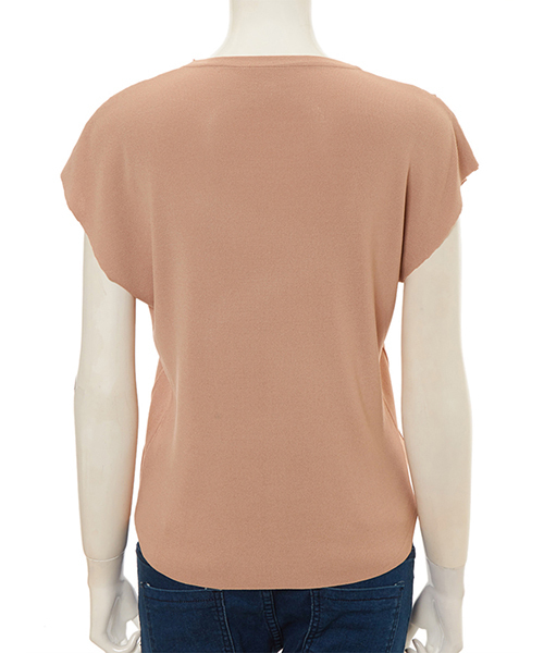 fifth(フィフス)の「クルーネックカットオフニット(ニット/セーター・レディース・テラコッタ/ホワイト/グレー/ブラック/ベージュ/イエロー・MEDIUM)」の10枚目の写真