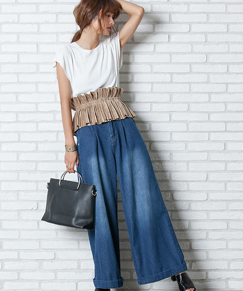 fifth(フィフス)の「クルーネックカットオフニット(ニット/セーター・レディース・テラコッタ/ホワイト/グレー/ブラック/ベージュ/イエロー・MEDIUM)」の13枚目の写真