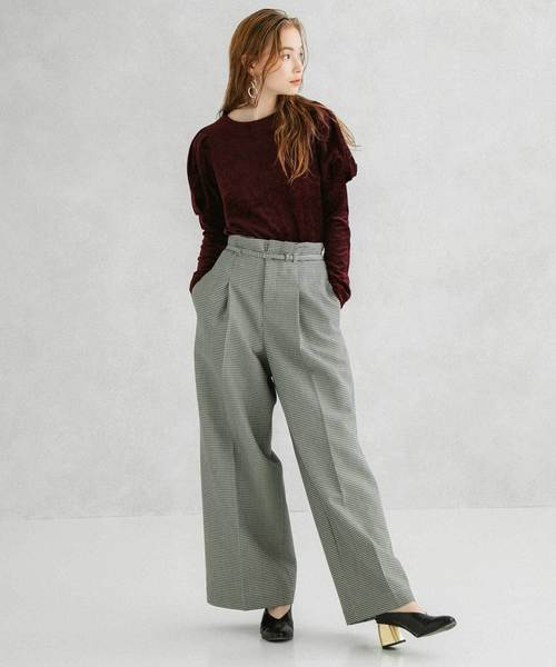 UNITED TOKYO(ユナイテッドトウキョウ)の「ラッセルベロアカットソー(Tシャツ/カットソー・レディース・ブラック/グリーン/レッド・1)」の14枚目の写真