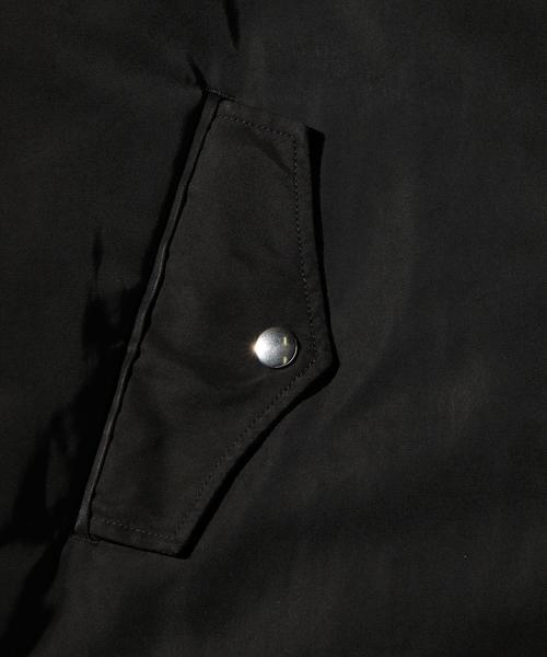 G.V.G.V.(ジーヴィージーヴィー)の「<G.V.G.V.> LACEUP MA-1 COAT/コート □□ ◆(MA-1・メンズ・ブラック/オリーブ・38/42/40)」の12枚目の写真