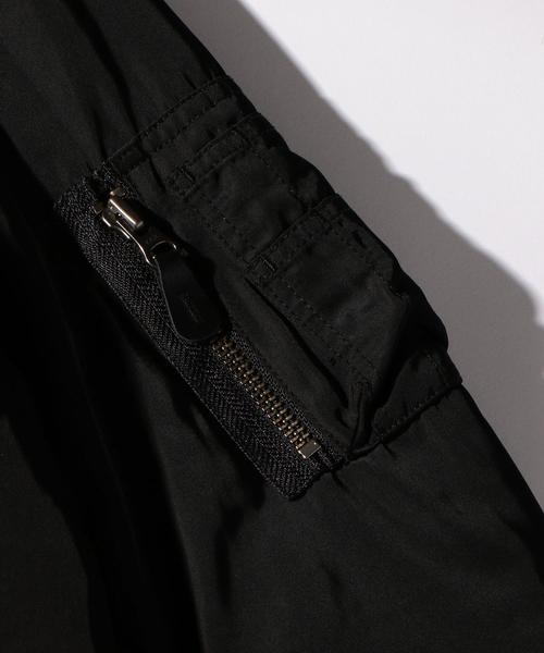 G.V.G.V.(ジーヴィージーヴィー)の「<G.V.G.V.> LACEUP MA-1 COAT/コート □□ ◆(MA-1・メンズ・ブラック/オリーブ・38/42/40)」の13枚目の写真