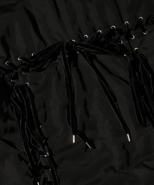 G.V.G.V.(ジーヴィージーヴィー)の「<G.V.G.V.> LACEUP MA-1 COAT/コート □□ ◆(MA-1・メンズ・ブラック/オリーブ・38/42/40)」の4枚目の写真