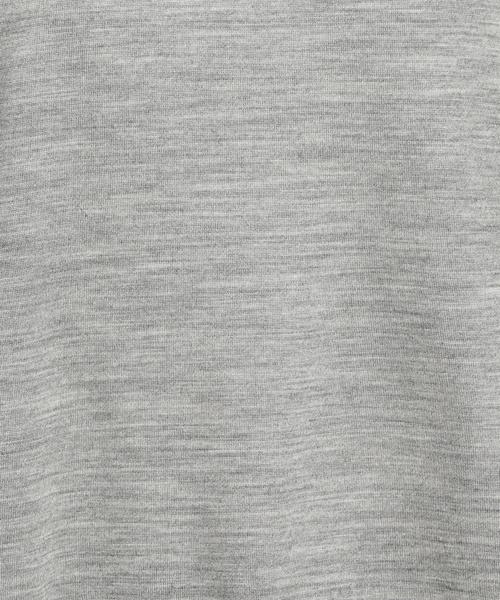 EN ROUTE(アンルート)の「ウォッシャブルウールボックスプリーツカットソー ◆(Tシャツ/カットソー・レディース・オフホワイト/ブラック/ライトグレー・FREE)」の13枚目の写真