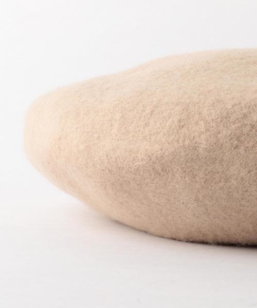 coen（コーエン）の「ウールベレー（ハンチング/ベレー帽・レディース・ブラック/ダークグレー/ベージュ/オレンジ/コバルトブルー・FREE）」の9枚目の写真