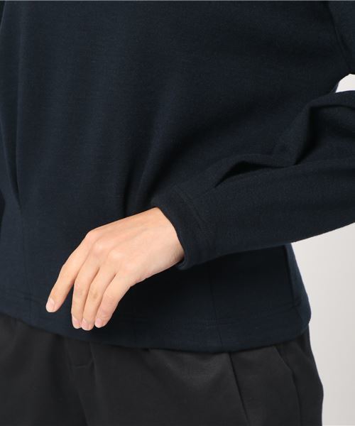 RIVE DROITE（リヴドロワ）の「ポンチコルセット風プルオーバー（Tシャツ/カットソー・レディース・ベージュ/ネイビー・FREE）」の7枚目の写真