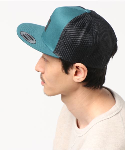 NIXON(ニクソン)の「TEAM TRUCKER HAT NC21671154-00 SPRUCE(キャップ・メンズ・グリーン・FREE)」の4枚目の写真
