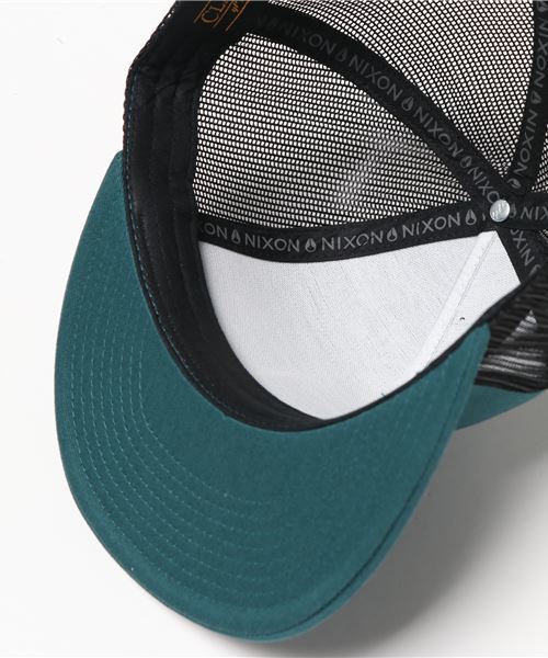 NIXON(ニクソン)の「TEAM TRUCKER HAT NC21671154-00 SPRUCE(キャップ・メンズ・グリーン・FREE)」の5枚目の写真