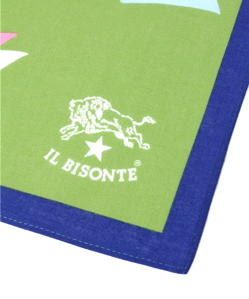IL BISONTE（イルビゾンテ）の「IL BISONTE / BANDANA（バンダナ/スカーフ・レディース・ネイビー/グリーン/ライトグリーン/ワイン・FREE）」の5枚目の写真