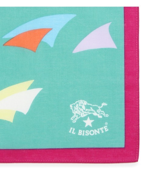 IL BISONTE（イルビゾンテ）の「IL BISONTE / バンダナ（バンダナ/スカーフ・レディース・ネイビー/グリーン/ライトグリーン/ワイン・FREE）」の10枚目の写真