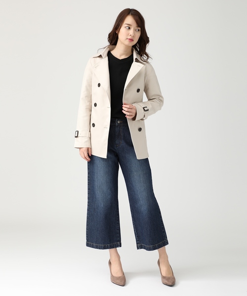 Honeys（ハニーズ）の「ワッフルプルオーバー（Tシャツ/カットソー・レディース・オフホワイト/ホワイト×ネイビー/ブラック/ピンク/杢グレー・L/M/S）」の8枚目の写真