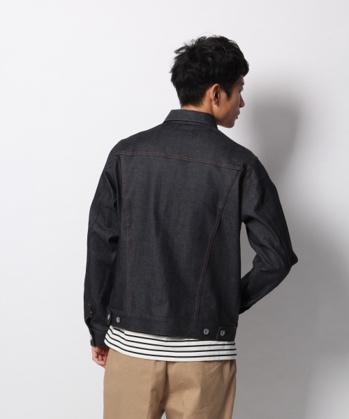 GLOBAL WORK（グローバルワーク）の「DENIM Gジャン/777828（デニムジャケット・メンズ・ネイビー/ブルー・LARGE/MEDIUM/SMALL/X-LARGE）」の8枚目の写真