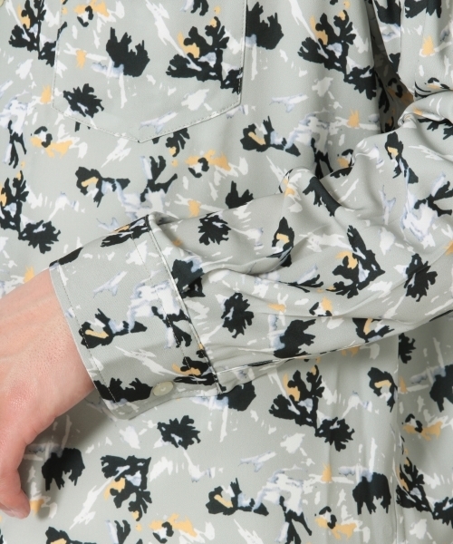 RAGEBLUE（レイジブルー）の「柄オープンカラーシャツ/788574（シャツ/ブラウス・メンズ・ネイビー/ホワイト/ベージュ・LARGE/MEDIUM/SMALL）」の11枚目の写真