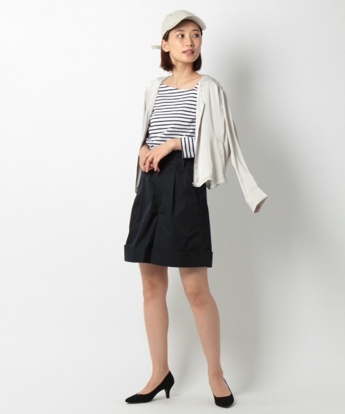 laboratory work（ラボラトリーワーク）の「ノーカラーＺＩＰブルゾン（ブルゾン・レディース・ネイビー/グレー/イエロー・MEDIUM）」の12枚目の写真