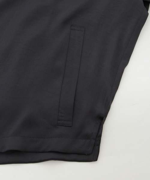 laboratory work（ラボラトリーワーク）の「ノーカラーＺＩＰブルゾン（ブルゾン・レディース・ネイビー/グレー/イエロー・MEDIUM）」の14枚目の写真