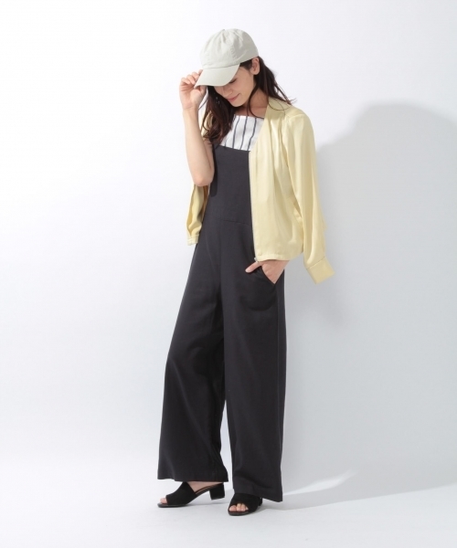 laboratory work（ラボラトリーワーク）の「ノーカラーＺＩＰブルゾン（ブルゾン・レディース・ネイビー/グレー/イエロー・MEDIUM）」の15枚目の写真