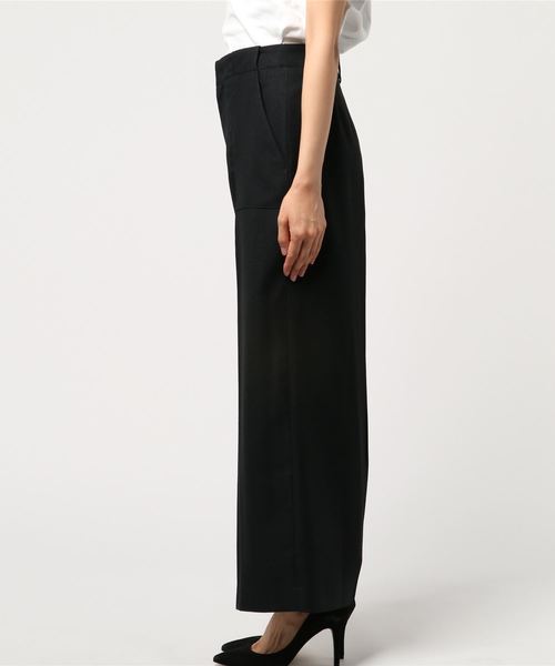 un dix cors（アンディコール）の「リニーワイドパンツ（その他パンツ・レディース・ベージュ/ブラック・36/38）」の3枚目の写真