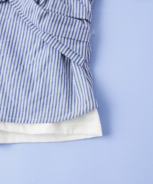 OLIVE des OLIVE（オリーブデオリーブ）の「[ZOZO限定!] ビスチェドッキングTシャツ（Tシャツ/カットソー・レディース・ブラック/ベージュ/ネイビー・FREE）」の6枚目の写真