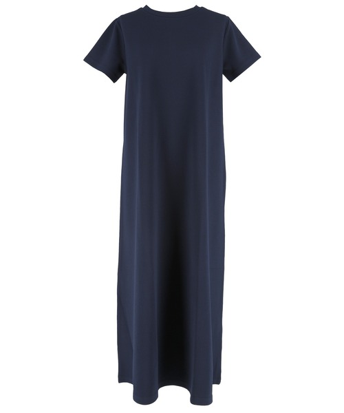 coca（coca）（コカ）の「エンボス加工半袖マキシワンピース（ワンピース・レディース・ブラック/ホワイト/ダークベージュ/ネイビー/ライトグレー/ライトグリーン/ブラウン/グレー/ベージュ・L/M）」の21枚目の写真