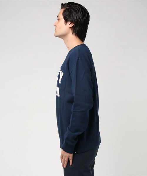 Hurley （ハーレー）の「CALIFORNIA CREW NECK FLEECE/ハーレー 長袖 スウェット トレーナー（スウェット・メンズ・グレー/ネイビー/レッド・SMALL/MEDIUM/LARGE/X-LARGE）」の4枚目の写真