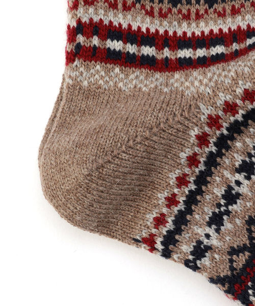 CHUP（チュプ）の「CHUP: 【CHRISTMAS】ソックス（ソックス/靴下・メンズ・ネイビー/レッド・ONE SIZE）」の6枚目の写真