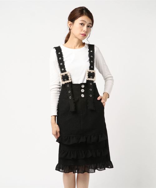 Swankiss（スワンキス）の「HS lacy frill MS/K（スカート