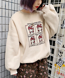 apres jour | CONY4コマプリントスウェット【ZOZOTOWN限定アイテム】(スウェット)