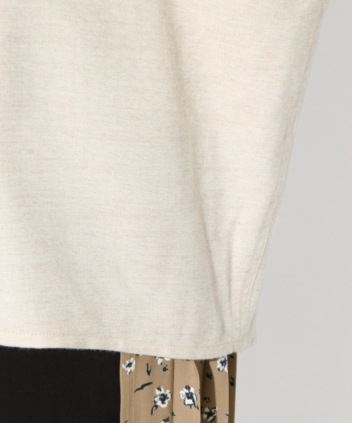 Heather（ヘザー）の「メランジＢＩＧシャツ　 830713（シャツ/ブラウス・レディース・ホワイト/ベージュ/ピンク・FREE）」の11枚目の写真