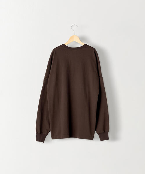 Steven Alan(スティーブンアラン)の「<tone> POCKET LONG SLEEVE TEE/Tシャツ(Tシャツ/カットソー・メンズ・ブラウン/グレー・3/2)」の8枚目の写真