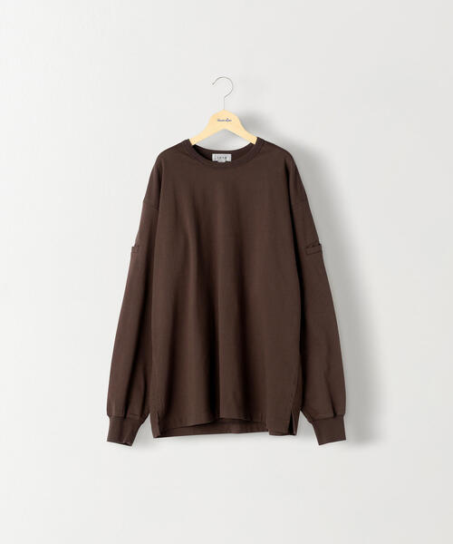 Steven Alan(スティーブンアラン)の「<tone> POCKET LONG SLEEVE TEE/Tシャツ(Tシャツ/カットソー・メンズ・ブラウン/グレー・3/2)」の9枚目の写真