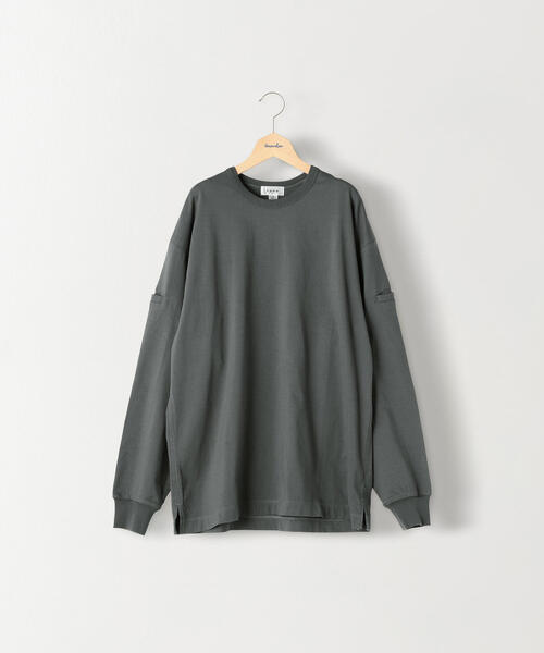 Steven Alan(スティーブンアラン)の「<tone> POCKET LONG SLEEVE TEE/Tシャツ(Tシャツ/カットソー・メンズ・ブラウン/グレー・3/2)」の10枚目の写真