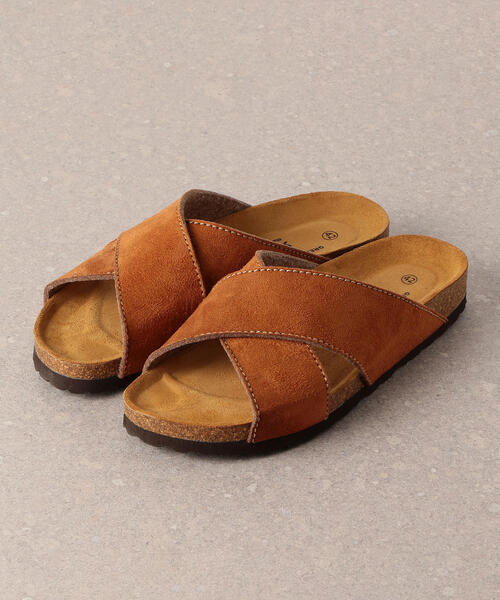 green label relaxing(グリーンレーベルリラクシング)の「SC SENCILLO GLR クロスサンダル(サンダル・メンズ・ブラウン/ブラック・41/42/43)」の2枚目の写真