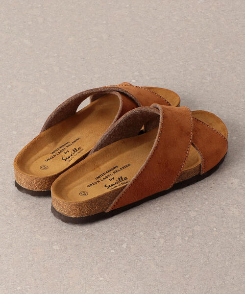 green label relaxing(グリーンレーベルリラクシング)の「SC SENCILLO GLR クロスサンダル(サンダル・メンズ・ブラウン/ブラック・41/42/43)」の8枚目の写真