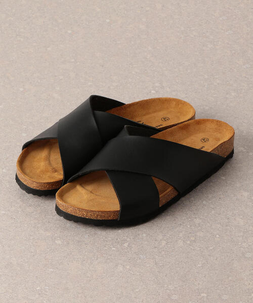 green label relaxing(グリーンレーベルリラクシング)の「SC SENCILLO GLR クロスサンダル(サンダル・メンズ・ブラウン/ブラック・41/42/43)」の5枚目の写真