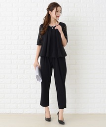 専用⭐︎新品⭐︎iDeaLuce ドレスパンツ(ブラック40) Ezick（エジック）の「Palette jacquard セットアップパンツ