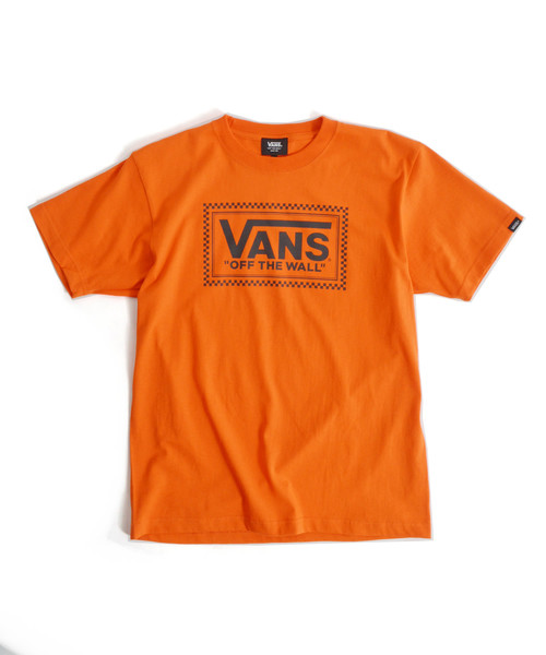 VANS(バンズ)の「VANS/ヴァンズ Checker Box Logo S/S T-Shirt(Tシャツ/カットソー・メンズ・ホワイト/オレンジ/ブラック・M/XL/S/L)」の18枚目の写真