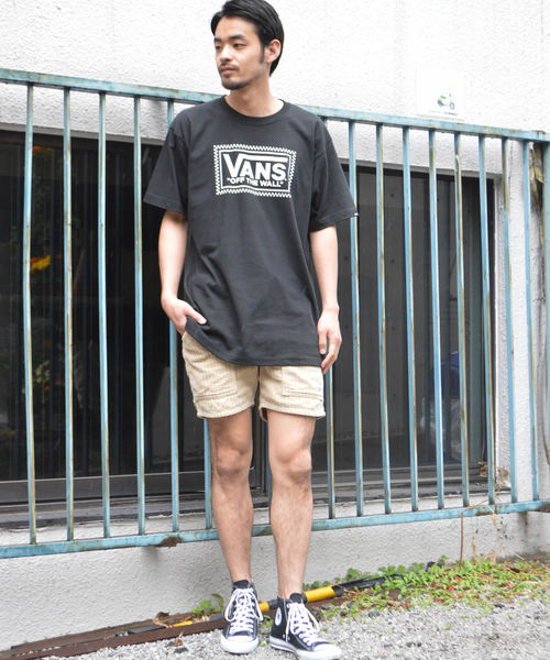 VANS(バンズ)の「VANS/ヴァンズ Checker Box Logo S/S T-Shirt(Tシャツ/カットソー・メンズ・ホワイト/オレンジ/ブラック・M/XL/S/L)」の19枚目の写真