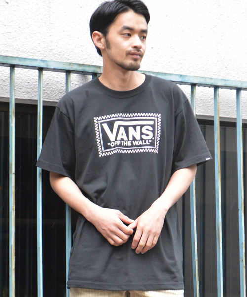 VANS(バンズ)の「VANS/ヴァンズ Checker Box Logo S/S T-Shirt(Tシャツ/カットソー・メンズ・ホワイト/オレンジ/ブラック・M/XL/S/L)」の20枚目の写真