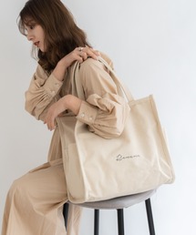 Rename 帆布 スクエア BOX  ビッグ トートバッグ  A4収納可能