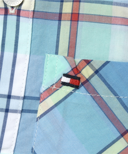 TOMMY HILFIGER（トミーヒルフィガー）の「CHECK BABY SHIRT（シャツ/ブラウス・キッズ・ブルー・70/80）」の4枚目の写真