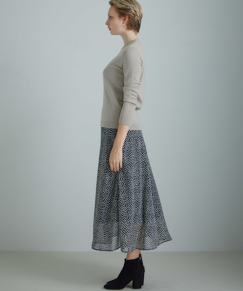 WRAPINKNOT(ラッピンノット)の「【WRAPINKNOT】新奇跡のクルーネックニット(ニット/セーター・レディース・ネイビー/レッド/オフホワイト/ピンク/ベージュ・0/1)」の11枚目の写真