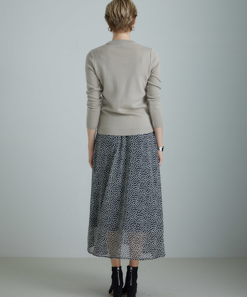 WRAPINKNOT(ラッピンノット)の「【WRAPINKNOT】新奇跡のクルーネックニット(ニット/セーター・レディース・ネイビー/レッド/オフホワイト/ピンク/ベージュ・0/1)」の10枚目の写真