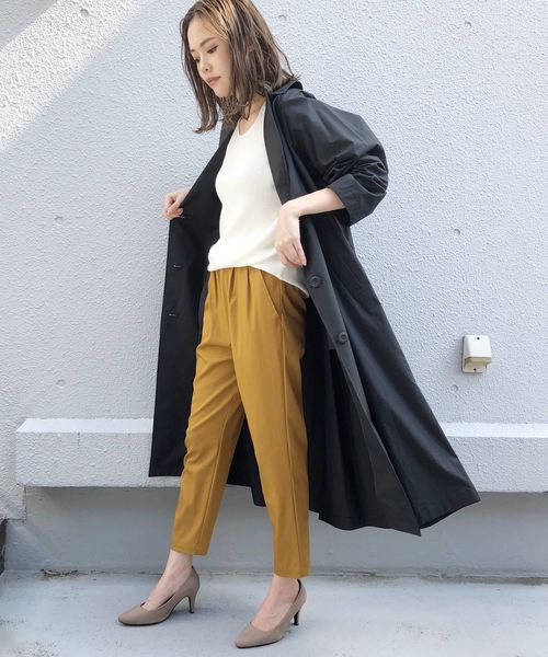 HERENCIA(ヘレンチア)の「セパレート風トレンチコート(トレンチコート・レディース・ブラック/ベージュ/ブルー・MEDIUM)」の19枚目の写真