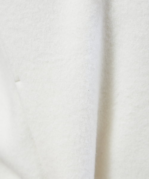 qualite（カリテ）の「【昨年も大ヒット】ショートビーバーコート（トレンチコート・レディース・オフホワイト/ピンク/グレイッシュベージュ/ブラック/ベージュ・36/38）」の18枚目の写真