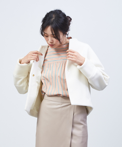 qualite（カリテ）の「【昨年も大ヒット】ショートビーバーコート