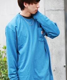 Carhartt　ワッペン 長袖Tシャツ