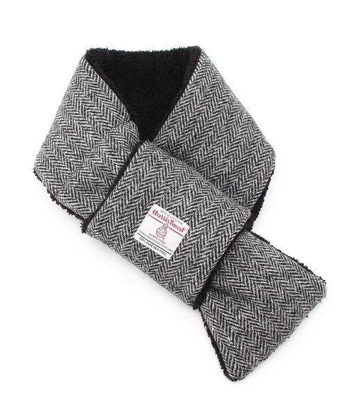 HARRIS TWEED(ハリスツイード)の「【WEB限定】ハリスツイード生地使用 差し込みマフラー / Harris Tweed(ストール/ショール・メンズ・ブラック系1/グレー系1/レッド系3・00)」の11枚目の写真