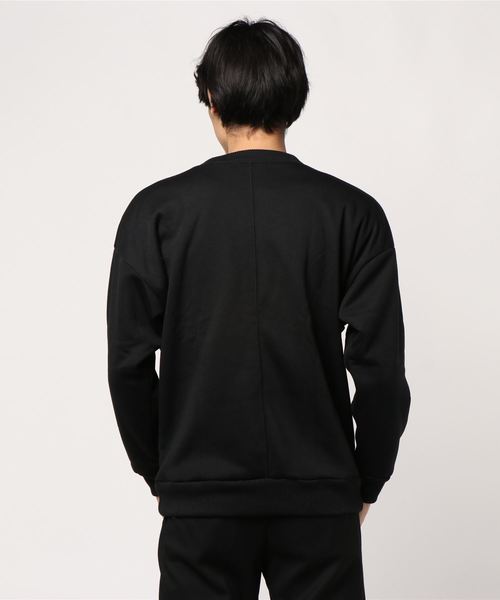STYLEBLOCK(スタイルブロック)の「裏ボアビッグシルエットスウェットトレーナー(スウェット・メンズ・ブラック/杢グレー/ベージュ・M/L)」の4枚目の写真