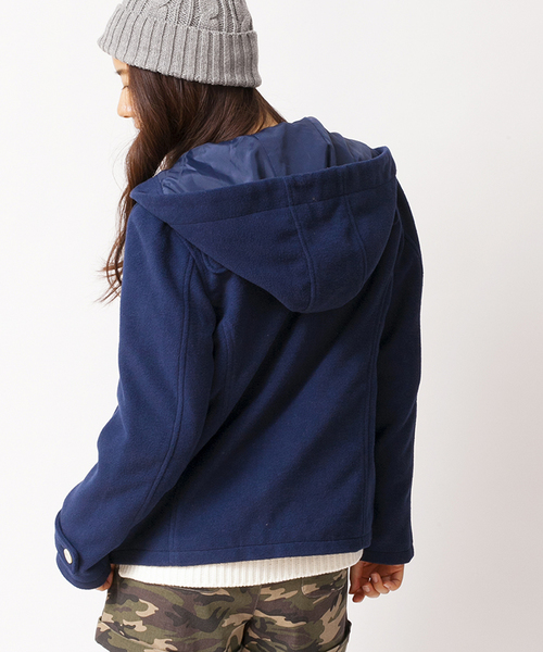 WEGO(ウィゴー)の「WEGO/ショートダッフルコート(ダッフルコート・レディース・アイボリー/ネイビー/キャメル/レッド・LARGE/MEDIUM)」の6枚目の写真