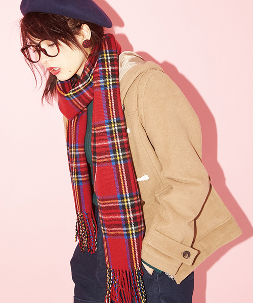 WEGO(ウィゴー)の「WEGO/ショートダッフルコート(ダッフルコート・レディース・アイボリー/ネイビー/キャメル/レッド・LARGE/MEDIUM)」の18枚目の写真