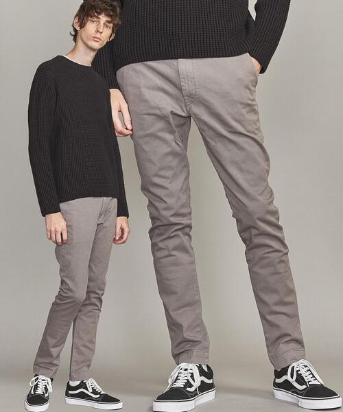 BEAUTY&YOUTH UNITED ARROWS（ビューティーアンドユースユナイテッドアローズ）の「【WEB限定】 by ガーメントダイ チノ スキニーパンツ（チノパンツ・メンズ・グレー/ブラック/ベージュ・XL/M/S/L）」の2枚目の写真